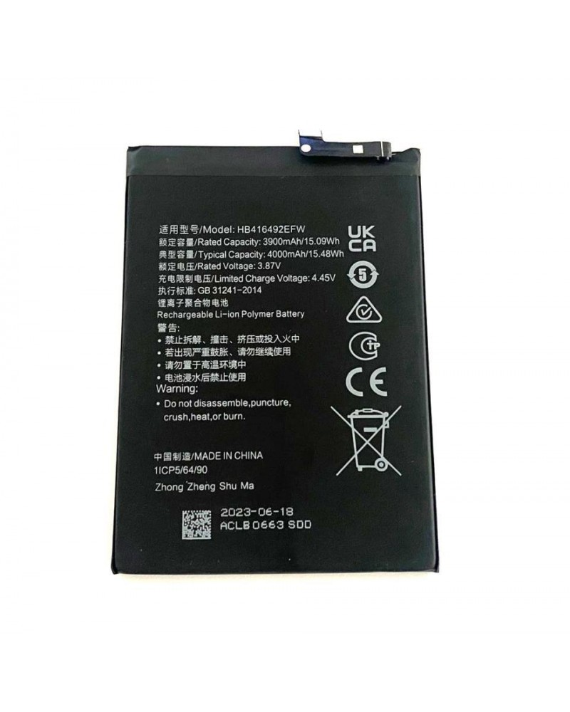 HB416492EFW 4000mAh Battery For Honor X8