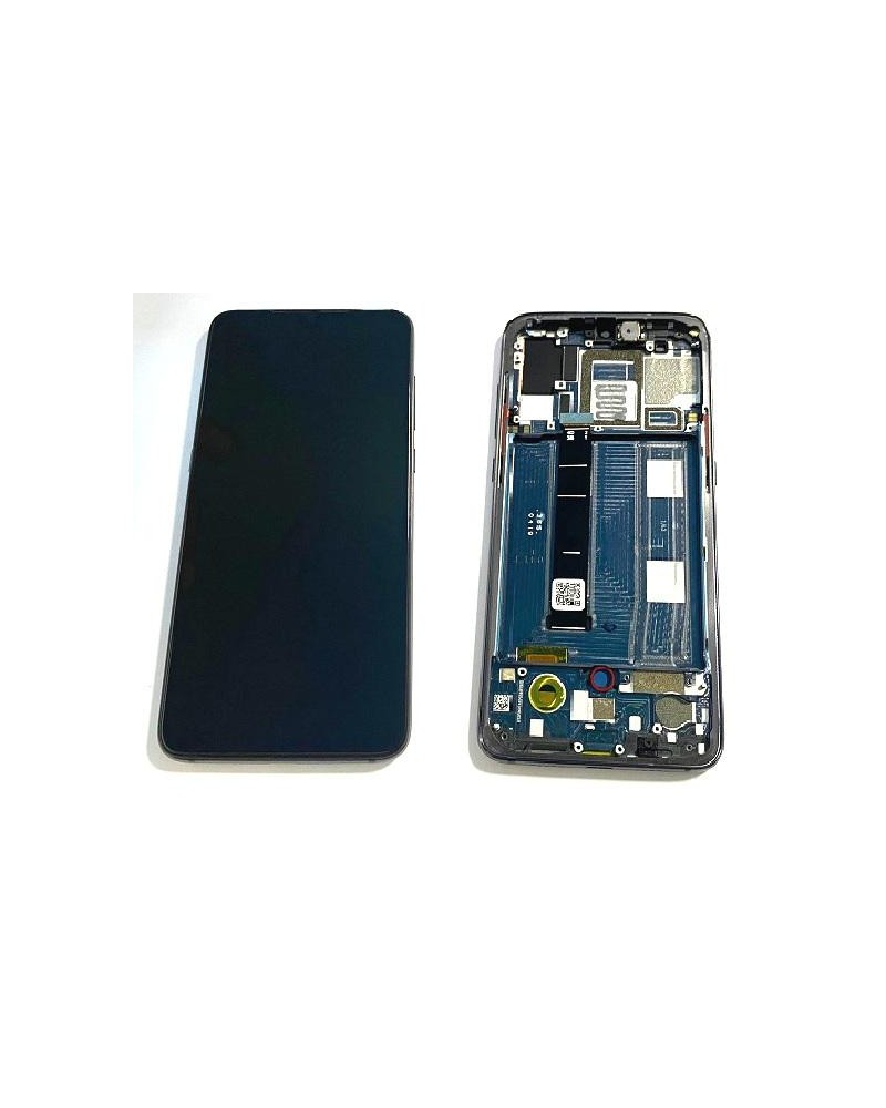LCD e ecrã tátil com moldura cinzenta para Xiaomi Mi 9 M1902F1G Qualidade Oled