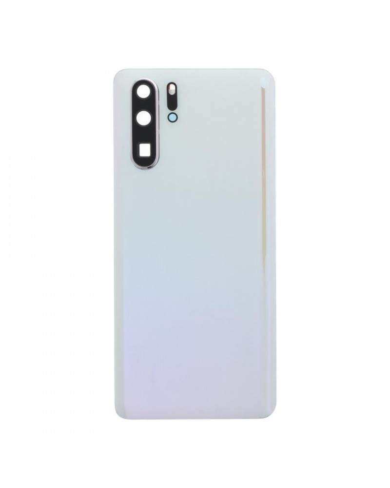 Tapa Trasera de Bateria y Lente de Camara para Huawei P30 Pro VOG-AL00 VOG-AL10 VOG-L09 VOG-L29 VOG-TL00 - Blanco Perla