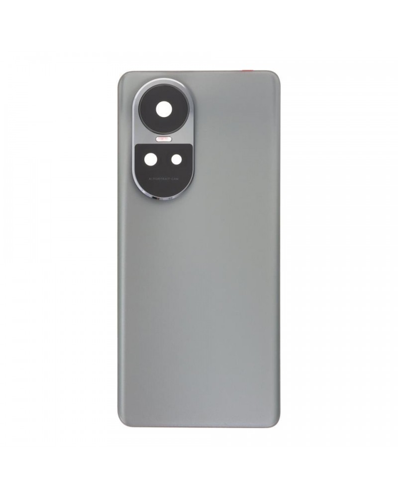 Tapa Trasera de Bateria y Lente de Camara para Oppo Reno 10 Pro PHU110  CPH2521 - Gris