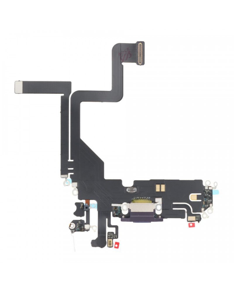 Flex Conector de Carga para Iphone 14 Pro - Purpura OEM