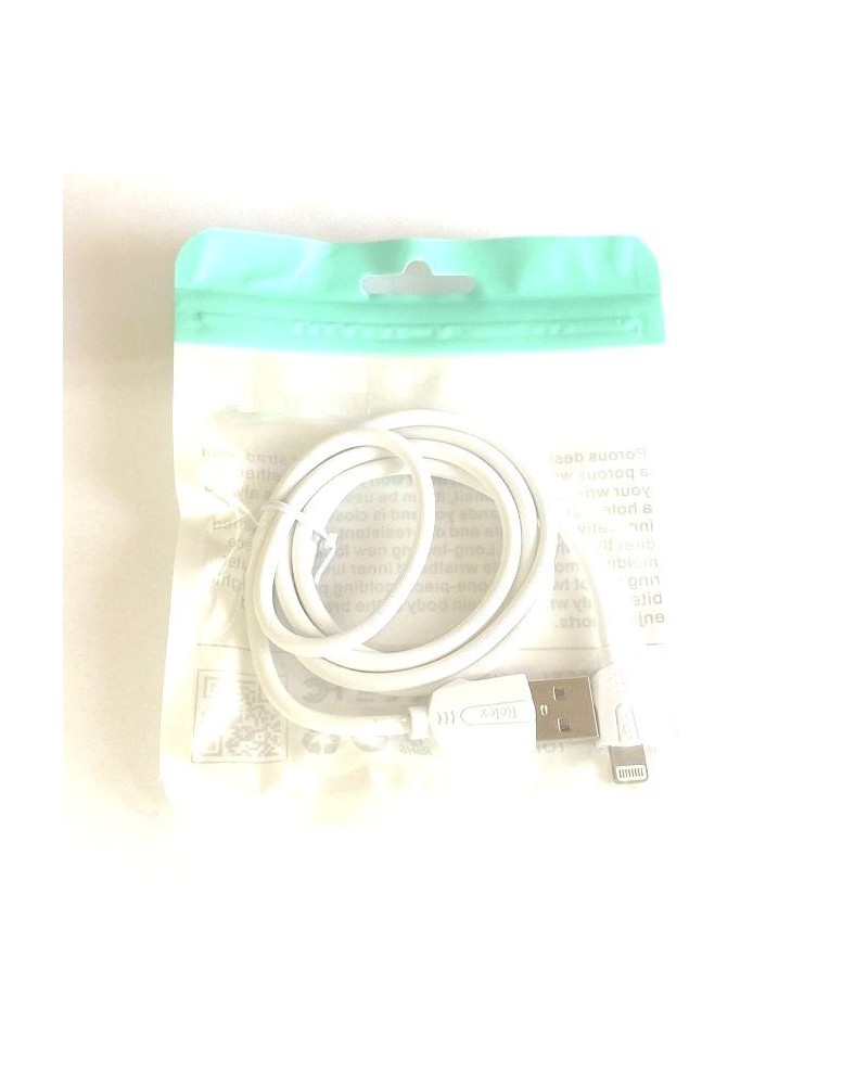 Cable USB Iphone Blanco en Bolsa