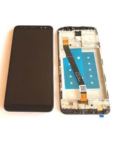 LCD e ecrã tátil com moldura Preto para Huawei Mate 10 Lite Preto RNE-L01 RNE-L21 RNE-L23