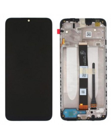 Pantalla LCD y Tactil con Marco para Xiaomi Redmi 9A Redmi 9C  Redmi 9AT   Redmi 10A   Service Pack   5600070C3L00
