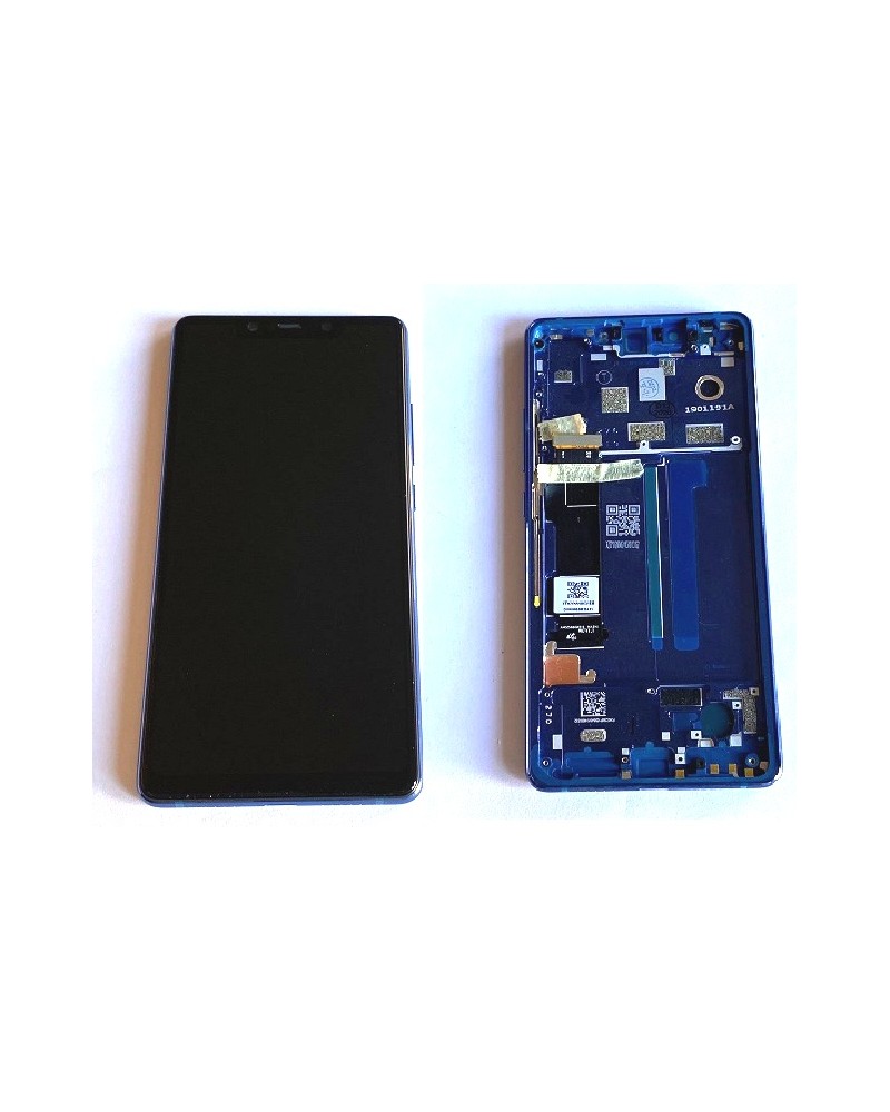 LCD e ecrã tátil com moldura azul para Xiaomi Mi 8 Se Mi 8SE