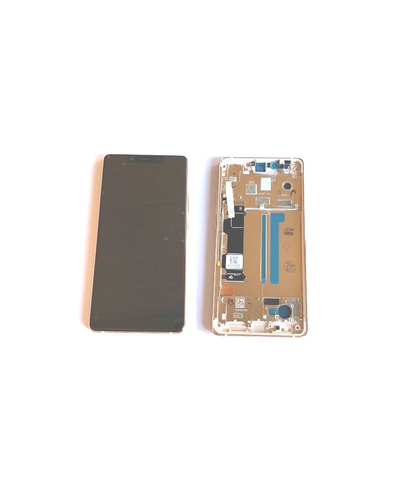 LCD and Touch Screen with Gold Frame for Xiaomi Mi 8 and Mi 8SE