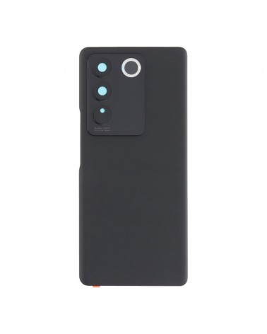 Rear Battery and Camera Lens Cover for Vivo V27 V2231 V2246 V2231 V2246 - Black