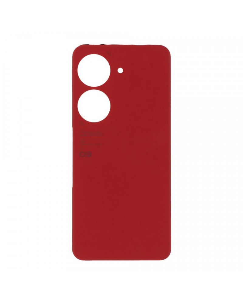 Tampa traseira da bateria para Asus Zenfone 9 AI2202 - Vermelho