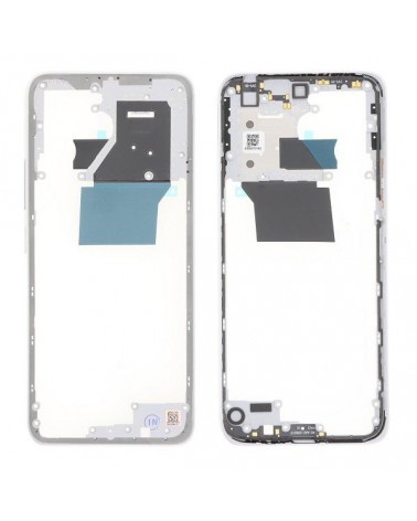 Central Frame for Xiaomi Redmi 12 23053RN02L 23053RN02Y - Silver