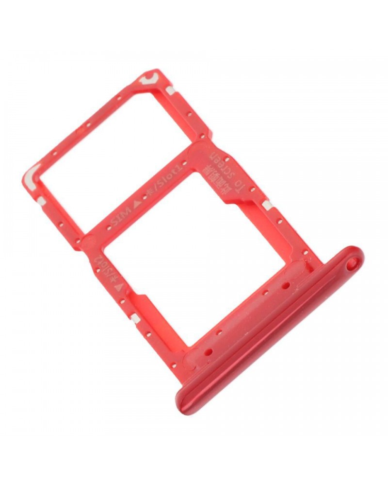  SIM and SD Card Holder for Huawei P Smart Plus 2019 P Smart 2019 - Red