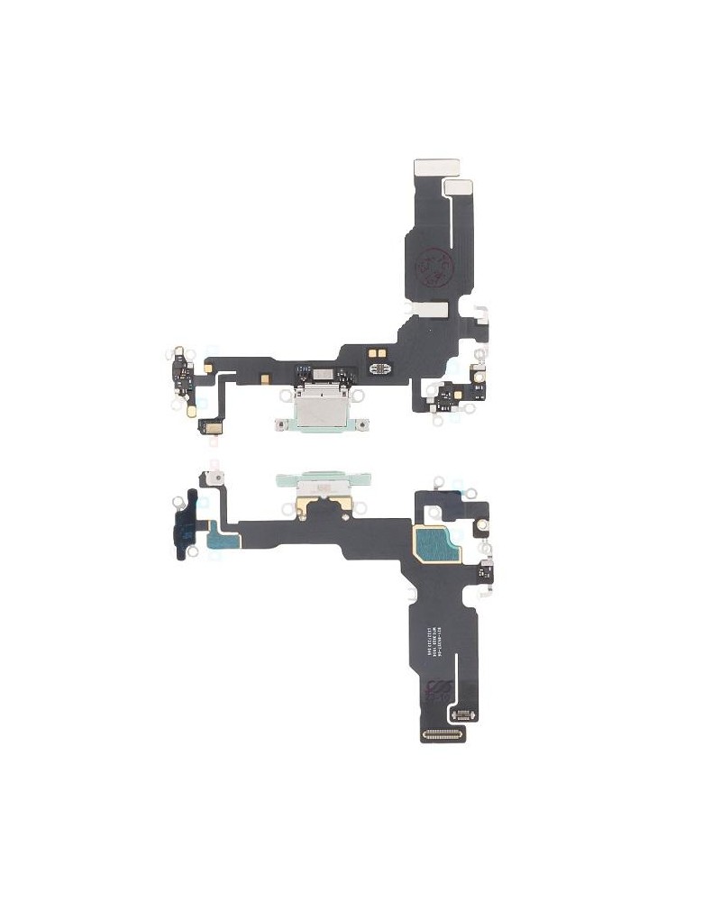 Conector de carregamento Flex tipo C para Iphone 15 - Verde