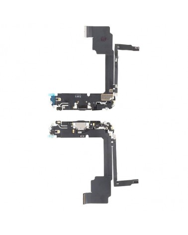 Conector de carregamento Flex tipo C para Iphone 15 Pro Max - Preto titânio