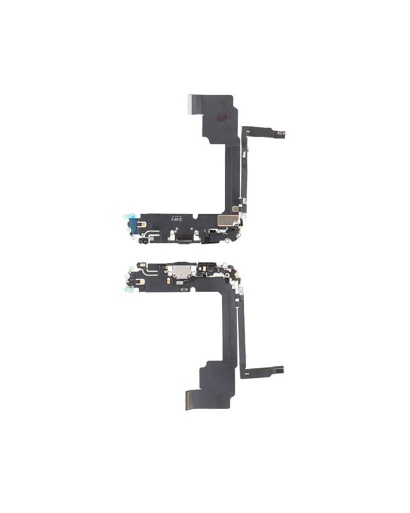 Conector de carregamento Flex tipo C para Iphone 15 Pro Max - Preto titânio