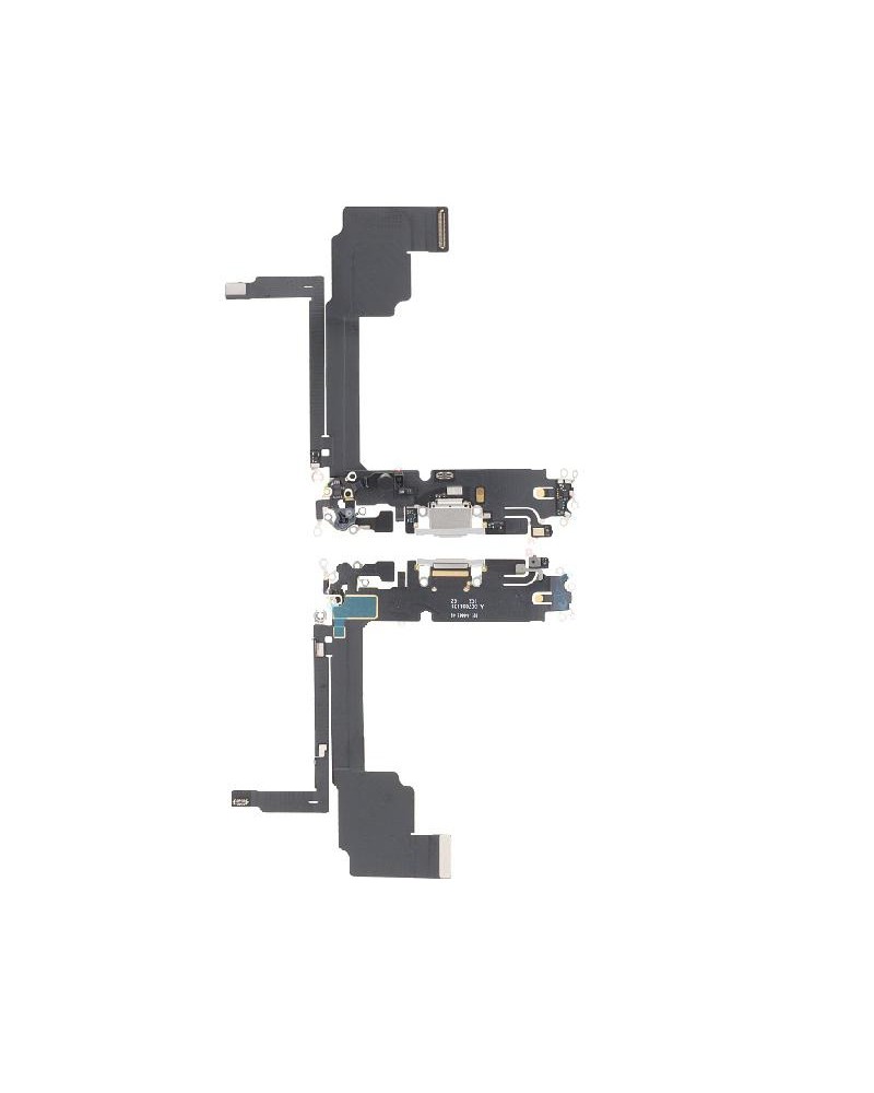 Flex Conector de Carga tipo C para Iphone 15 Pro Max - Blanco Titanio