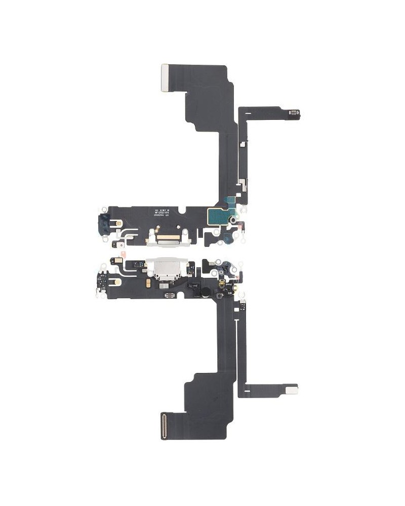 Conector de carregamento Flex tipo C para Iphone 15 Pro - Branco titânio