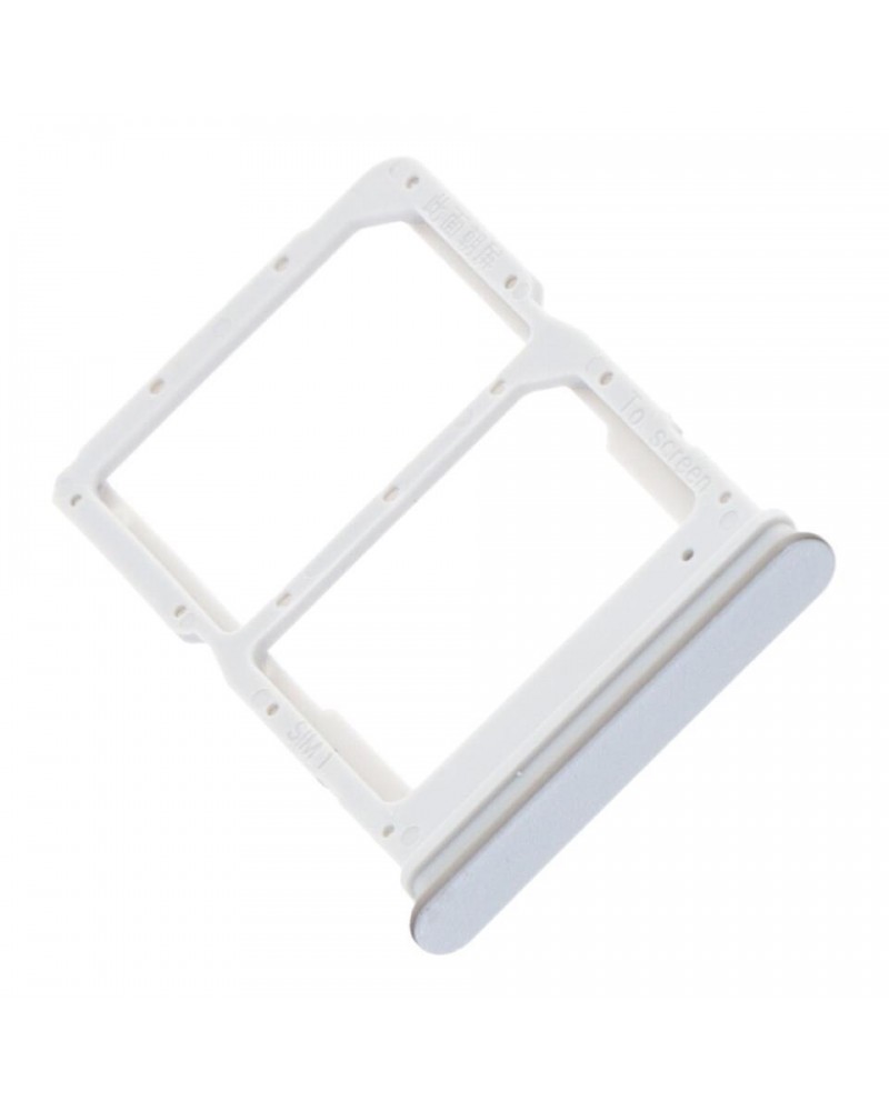 Soporte Tarjeta Sim para Huawei Honor X8a CRT-LX1 CRT-LX2 CRT-LX3 - Plata