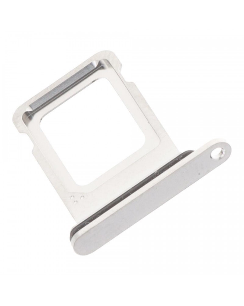 Single Sim Card Holder for Iphone 15 Pro Iphone 15 Pro Max - Silver