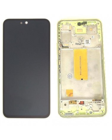 LCD and Touch Screen with Lime Frame for Samsung Galaxy A54 5G A546 A546B TFT Quality