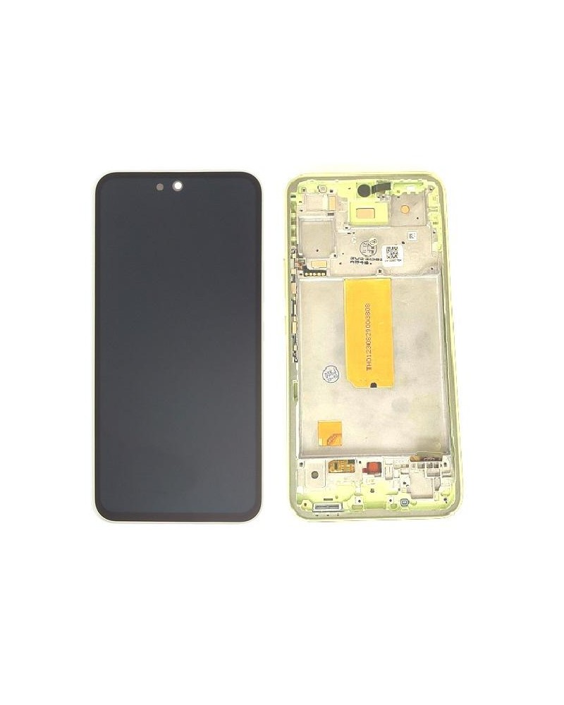 LCD and Touch Screen with Lime Frame for Samsung Galaxy A54 5G A546 A546B TFT Quality