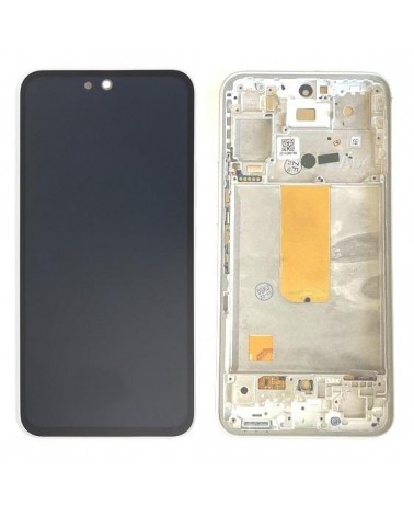 LCD e Ecrã Táctil com Moldura Branca para Samsung Galaxy A54 5G A546 A546B TFT Qualidade