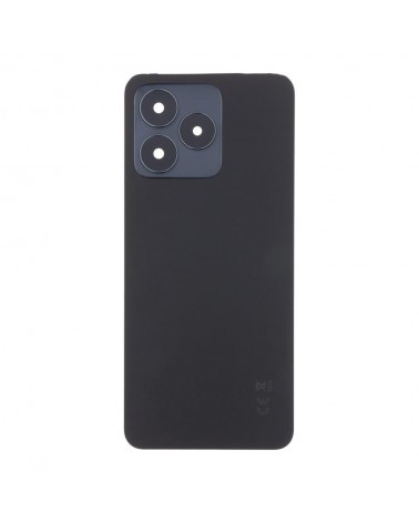 Cobertura da bateria traseira e da lente da câmara para Realme C53 RMX3760 - Preto