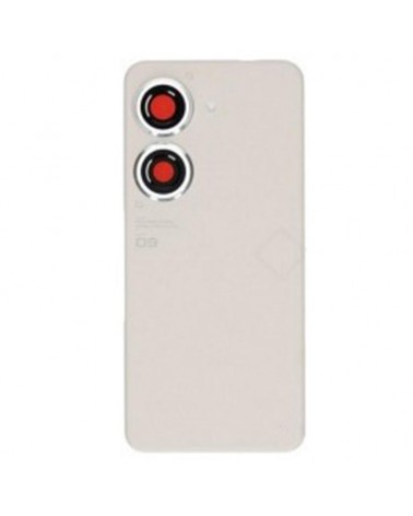 Rear Battery Cover and Camera Lens for Asus Zenfone 9 AI2202 - White