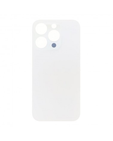 Capa traseira da bateria para Iphone 15 Pro - Branco titânio