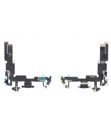 Conector de carregamento flexível para Iphone 14 Plus compatível - Preto