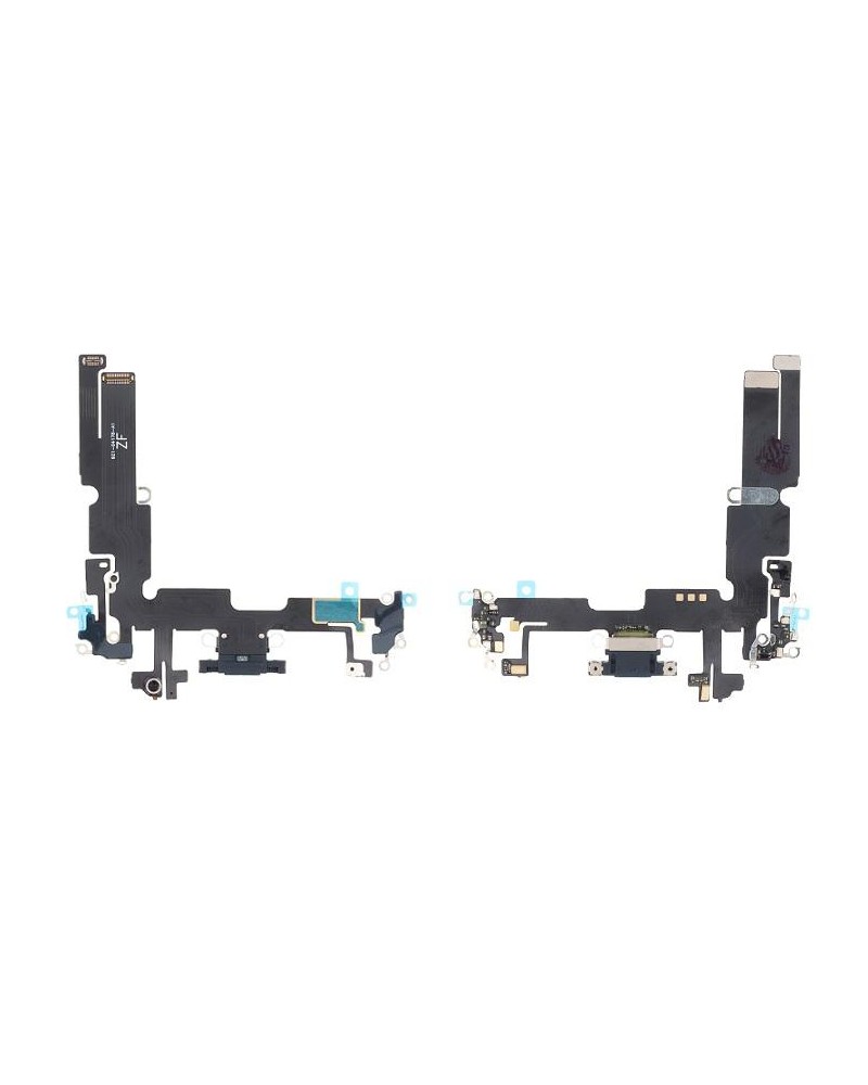 Conector de carregamento flexível para Iphone 14 Plus compatível - Preto