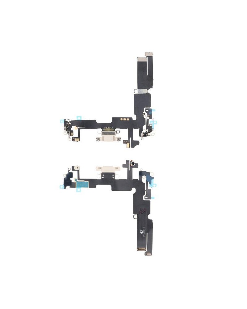 Flex Conector de Carga para Iphone 14 Plus Compatible - Blanco