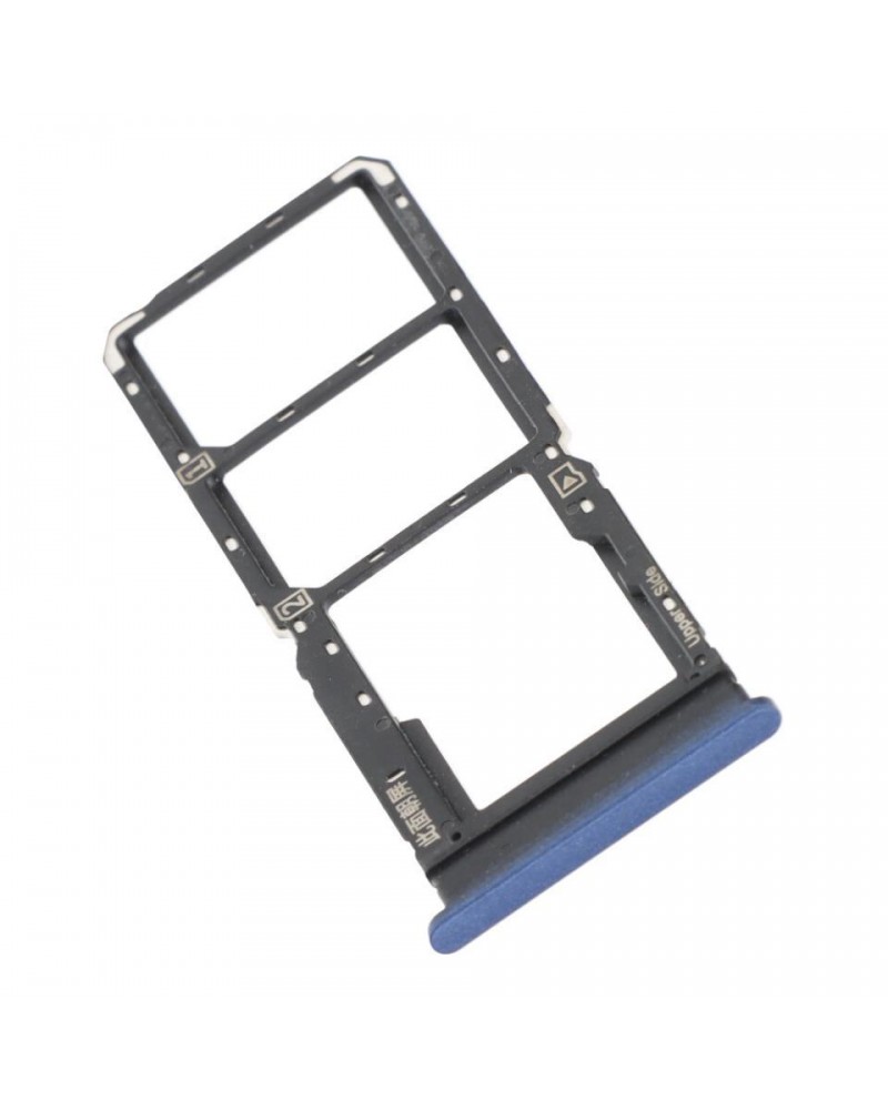 Suporte para cartão SIM duplo para Vivo Y01 V2166 - Azul