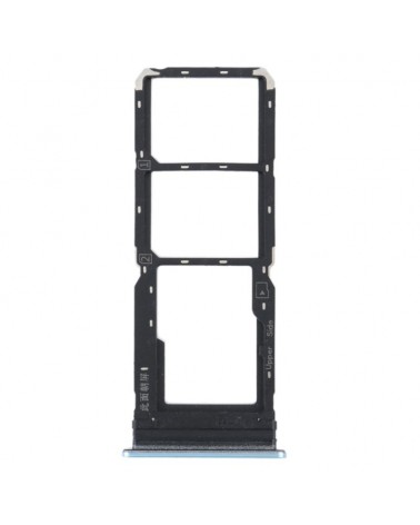 Suporte para cartão dual sim para Vivo Y21 V2111 - Azul claro