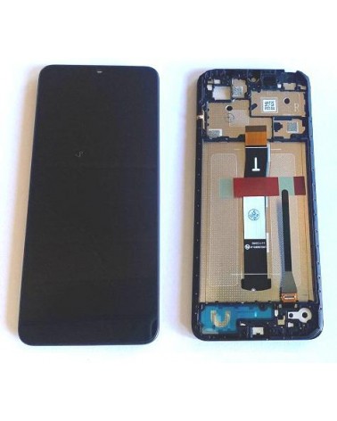 LCD and Touch Screen with Frame for Xiaomi Redmi 12C 22120RN86G Service Pack 5600010C3T00