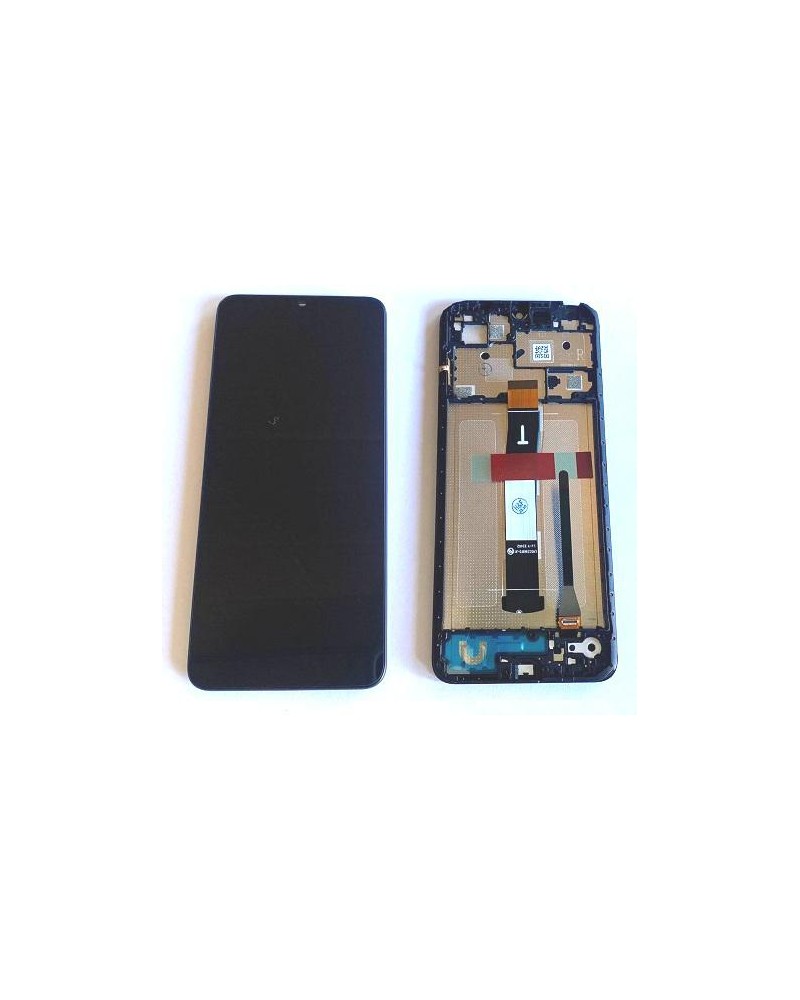 LCD and Touch Screen with Frame for Xiaomi Redmi 12C 22120RN86G Service Pack 5600010C3T00