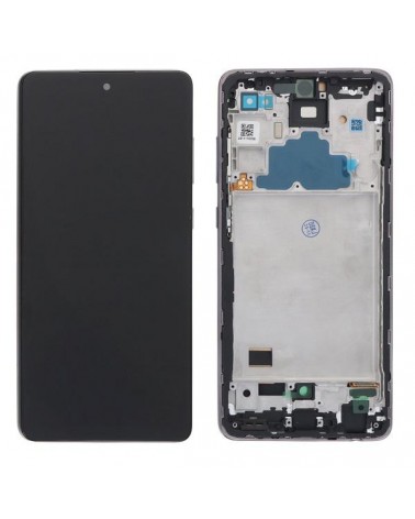 LCD and touch screen with black frame for Samsung Galaxy A72 A725 TFT quality