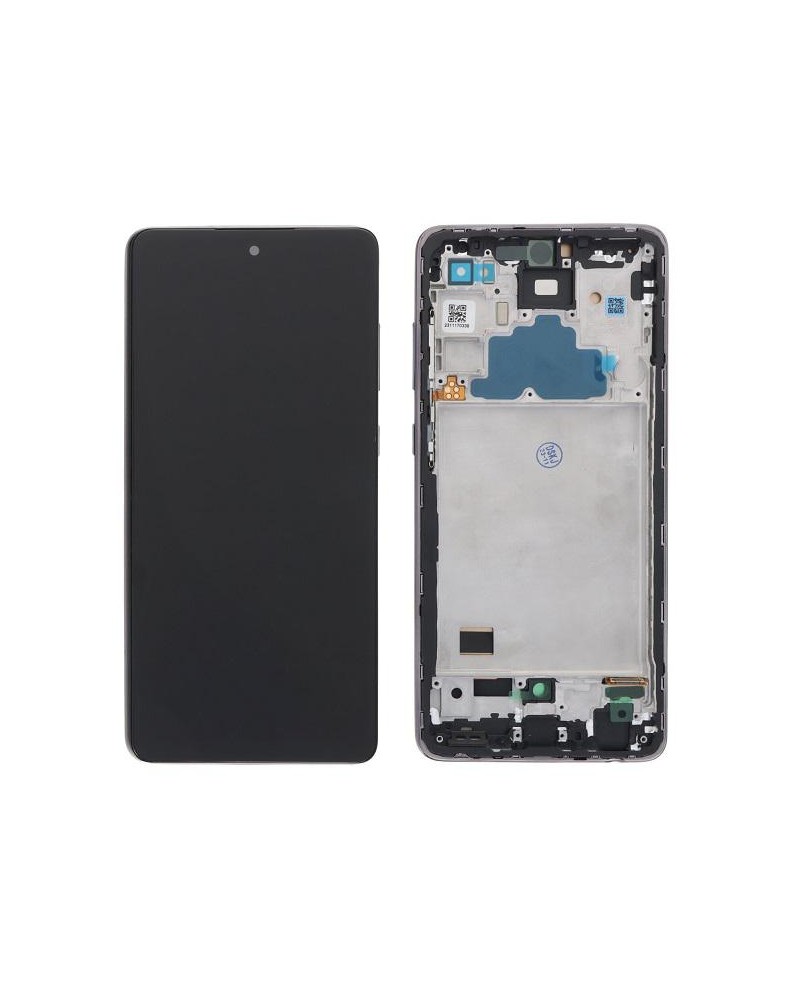 Pantalla LCD Y Tactil Con Marco Negro Para Samsung Galaxy A72 A725   Calidad TFT  