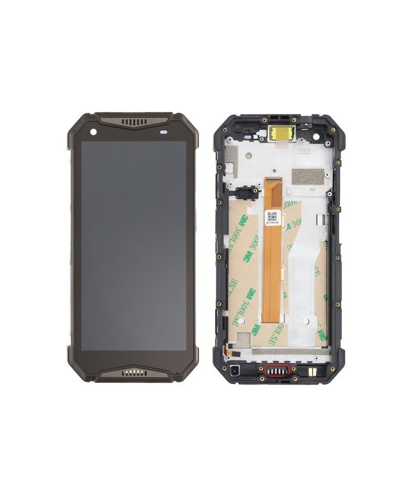 LCD and Touch Screen with Black Frame for Ulefone Armor 20WT