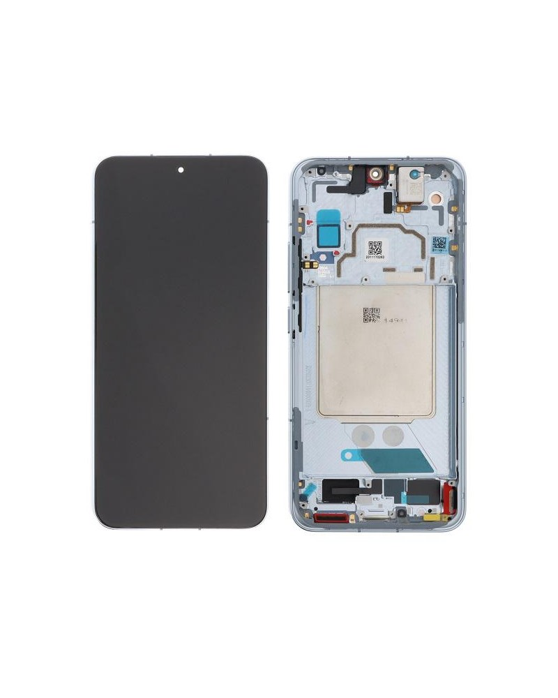 LCD e ecrã tátil com moldura azul para Xiaomi Mi 13 2211133C