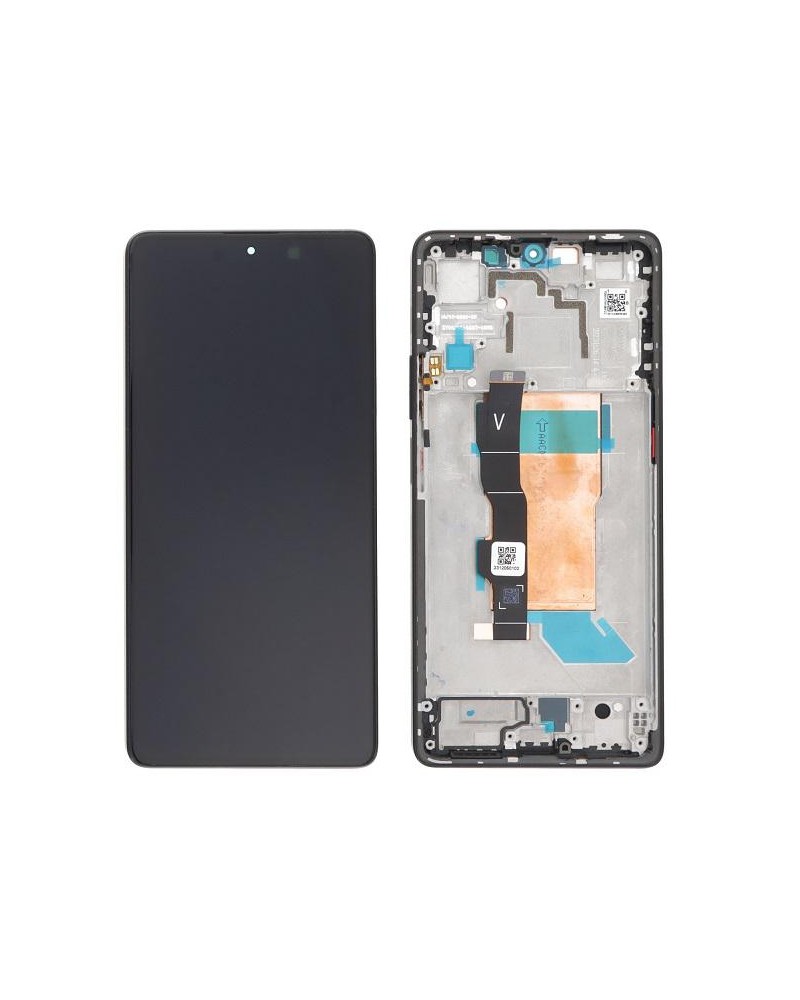 LCD and Touch Screen with Black Frame for Xiaomi Poco F5 - High Quality