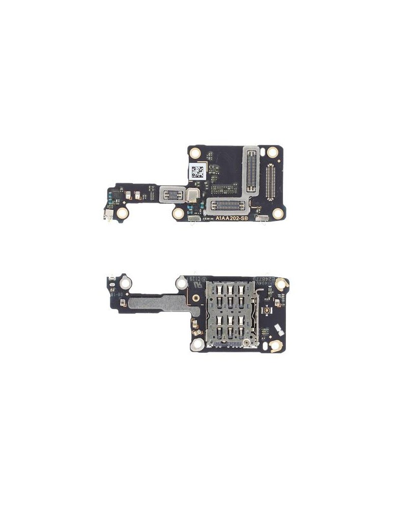 Flex Lector Sim y Microfono para Oppo Find X5 CPH2307