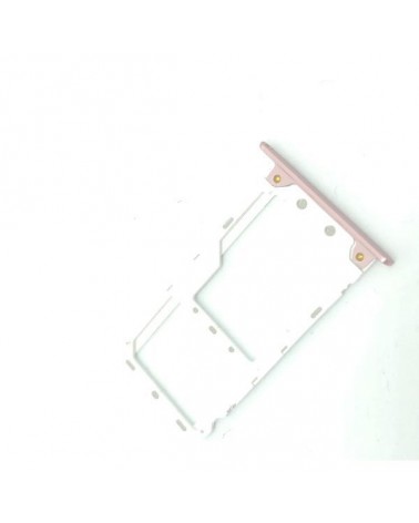 Tabuleiro para cartões SIM/SD para Xiaomi Redmi 5 - Rosa