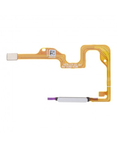 Flex Boton Home para Huawei Honor X7a RKY-LX2 - Plata