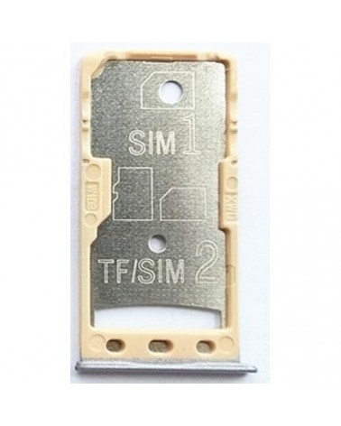 Suporte de tabuleiro SD Sim para Xiaomi Redmi 5A Redmi Go - Cinzento