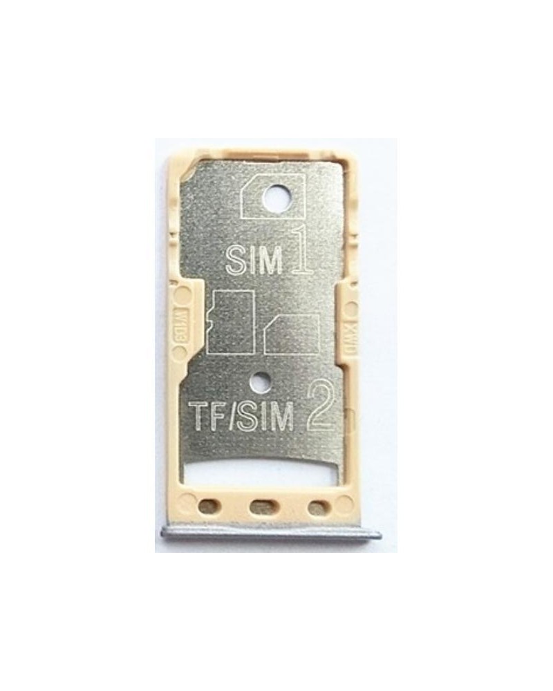 Suporte de tabuleiro SD Sim para Xiaomi Redmi 5A Redmi Go - Cinzento