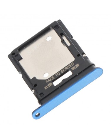 Suporte para cartão SIM para Xiaomi Redmi Note 12 Pro 4G 2209116AG 2209116AG - Azul escuro