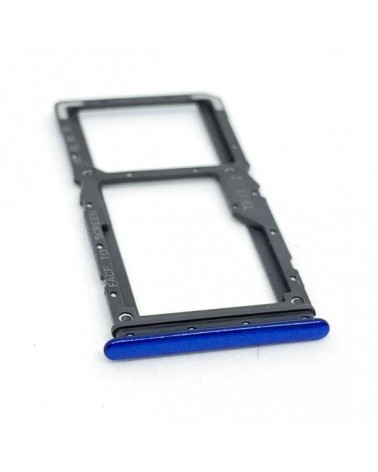 SIM / SD Card Tray for Xiaomi Redmi Note 7 - Blue