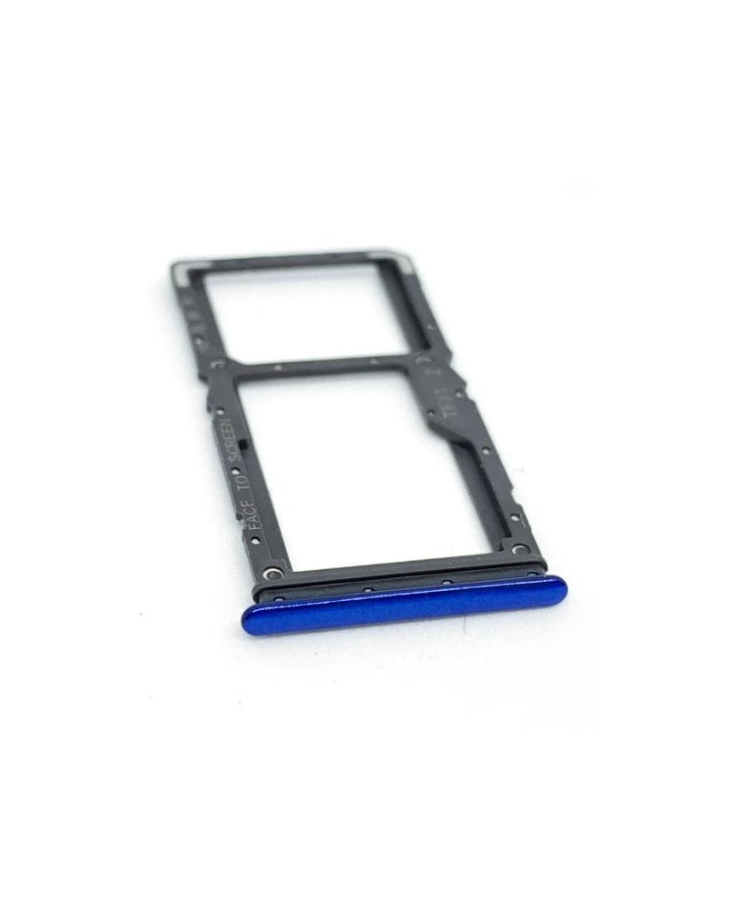 SIM / SD Card Tray for Xiaomi Redmi Note 7 - Blue