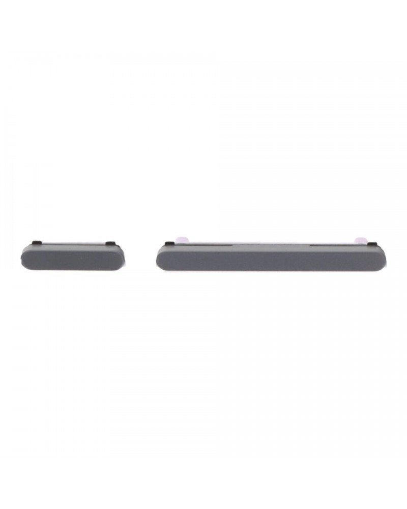 Volume and Power Button Set for Samsung Galaxy Tab S9 Plus X810 X816 - Black Gray