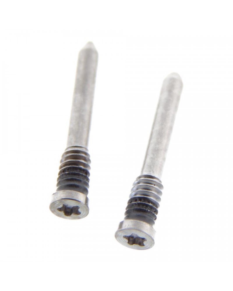 Set 2 Bottom Screws for Iphone 15 Pro Iphone 15 Pro Max - Titanium White