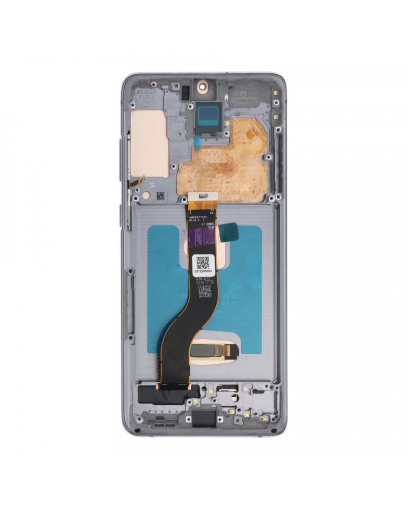 LCD and touch screen with Cosmic Gray frame for Samsung Galaxy S20 Plus G986 Oled quality